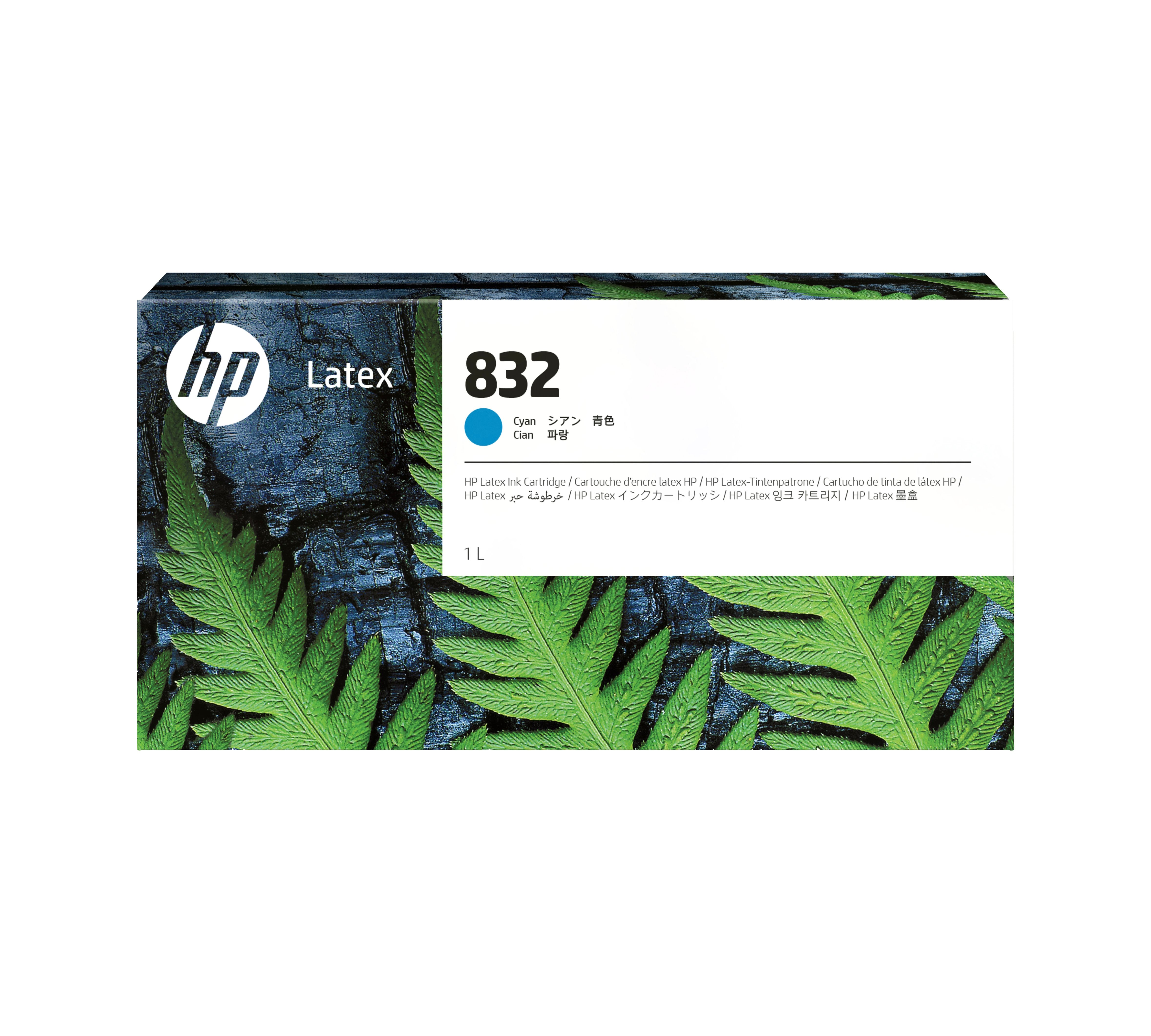 EAN 193905447695 - HP 832 1-liter Cyan Latex Ink Cartridge cabeza de impresora Inyección de tinta térmica imagen 1