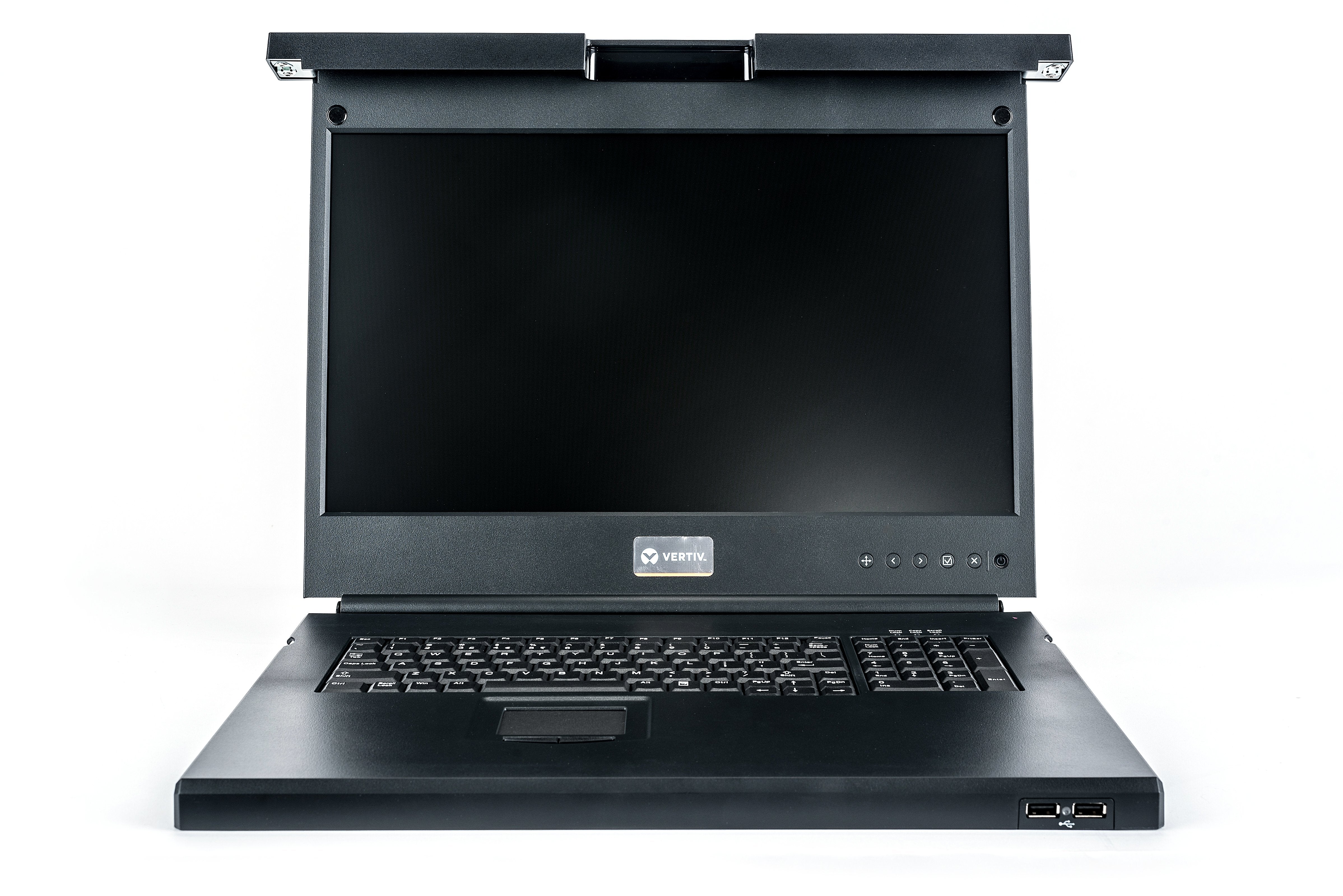 EAN 0636430084299 - Vertiv Avocent LRA185KMM8D-001 consola de rack 48,3 cm (19") 1366 x 768 Pixeles Plástico, Acero Negro 1U imagen 2