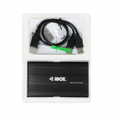 I-Box Caja Externa Usb 2.0 Para Disco Duro 2.5" (Hdd) Negro Hd-01