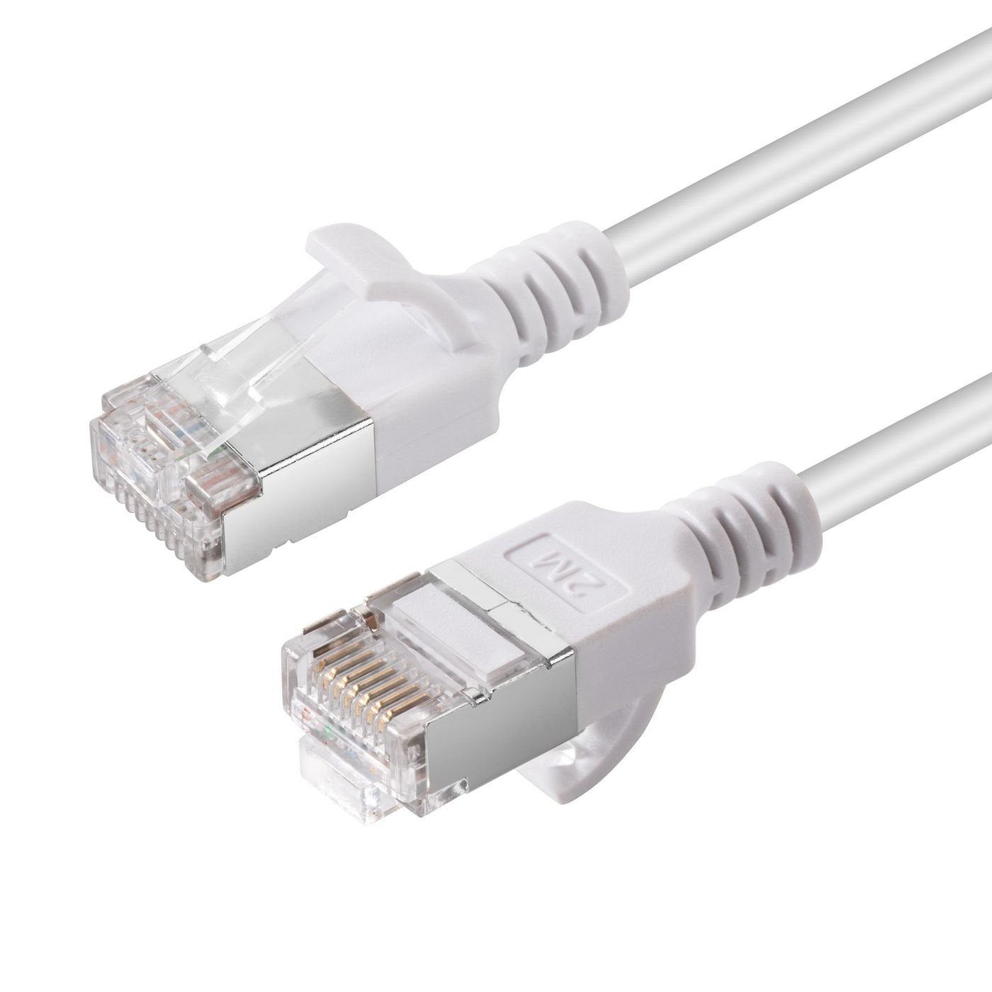Microconnect V-Ftp6a005w-Slim Cable De Red Blanco 0,5 M Cat6a U/Ftp (Stp)