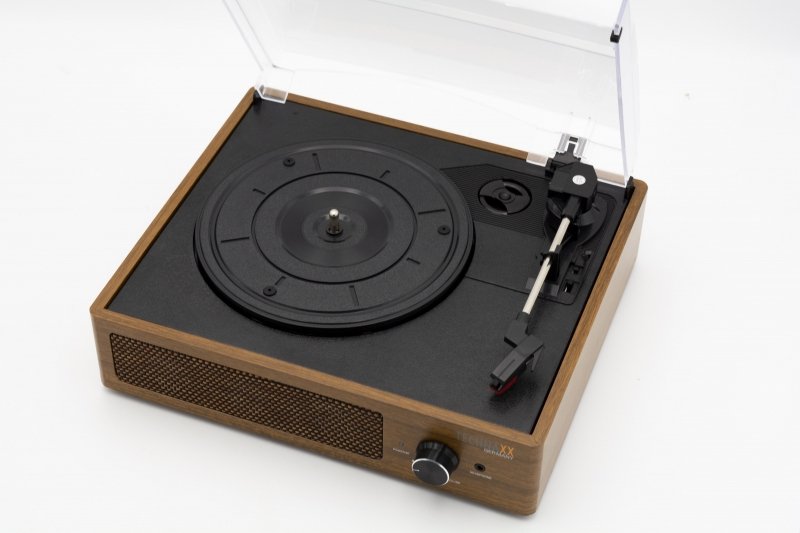 EAN 4260358125220 - Technaxx TX-186 Tocadiscos de tracción por correa Negro, Madera imagen 3