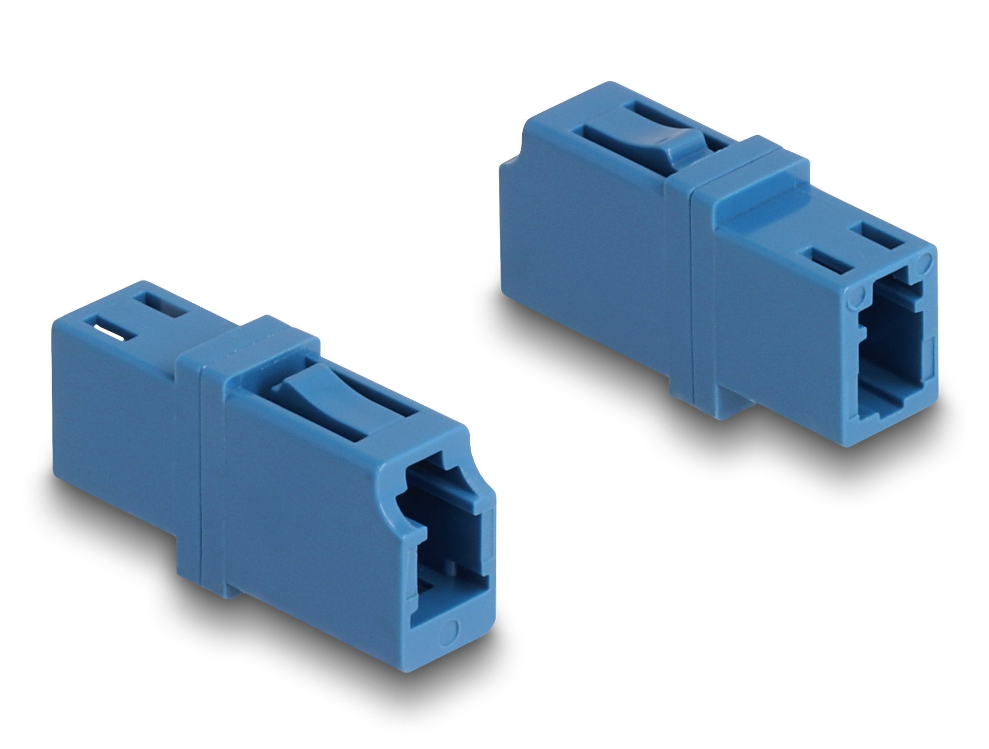 Delock 87985 Acoplador De Fibra Óptica Lc Simplex Hembra A Lc Simplex Hembra Upc Azul