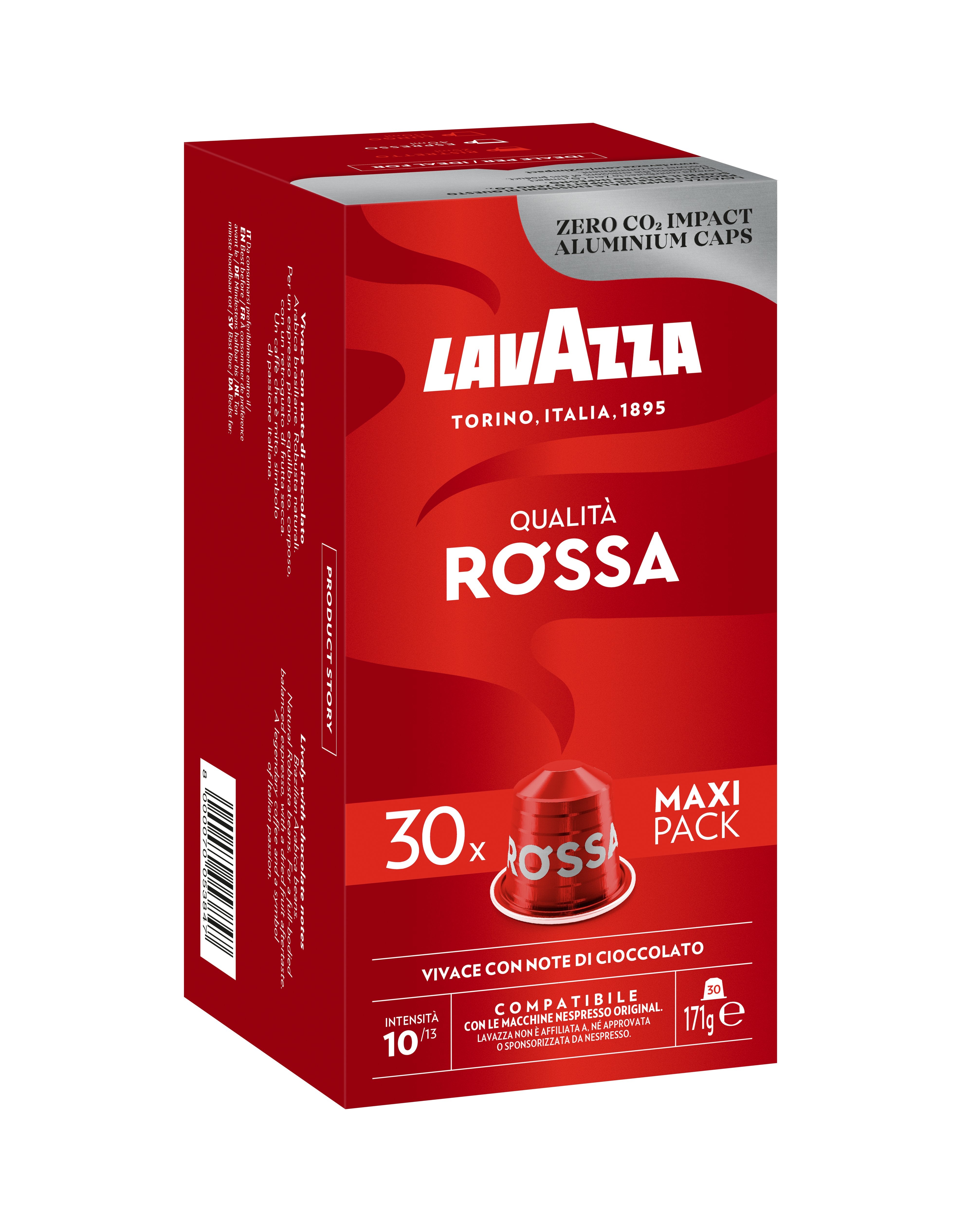 EAN 8000070053847 - Lavazza Qualità Rossa Cápsula de café Tueste medio 30 pieza(s) imagen 6
