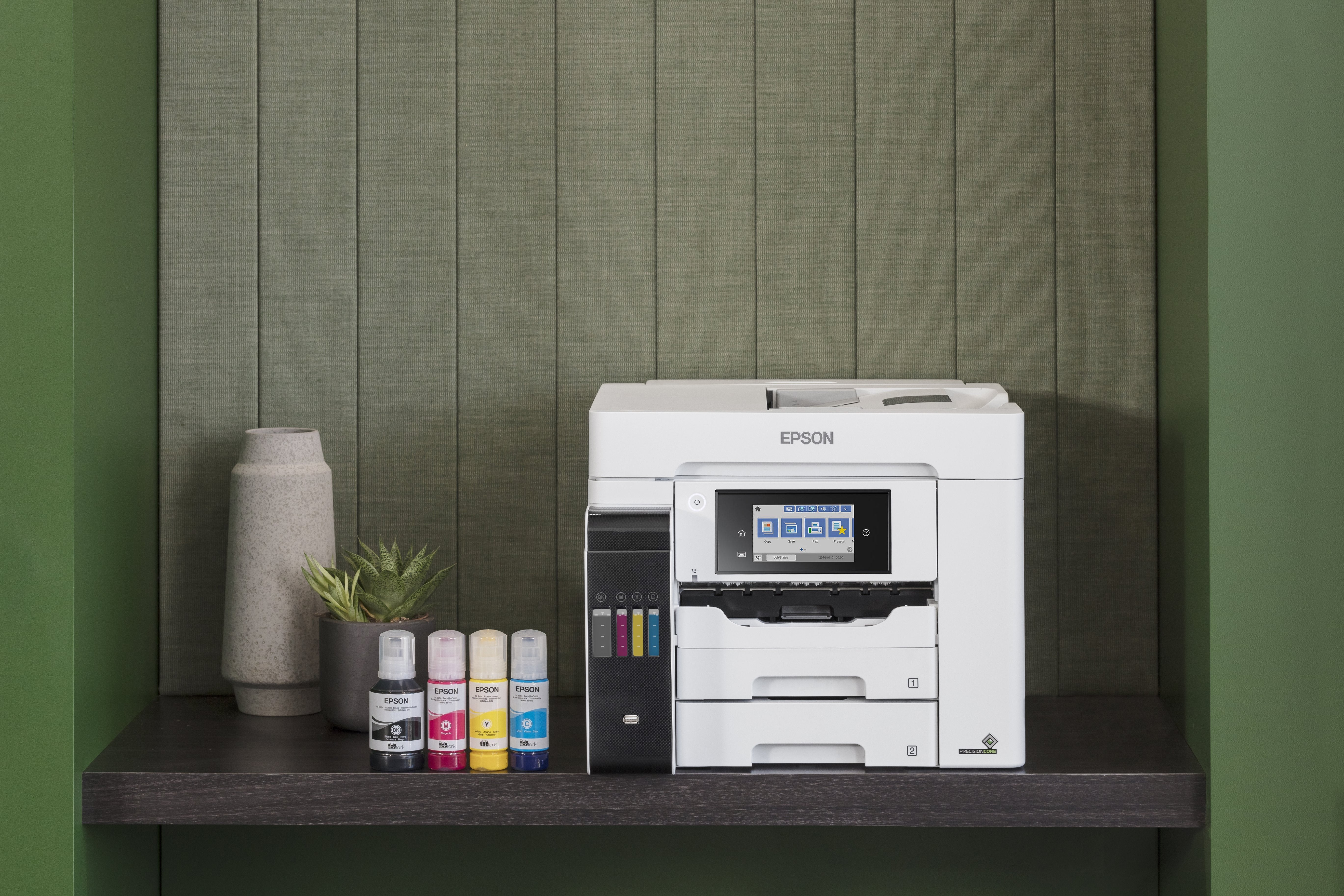 Impresora Multifuncional Epson Ecotank L6580 Color, Inyección De Tinta, A4, Wi-Fi, Gris Claro