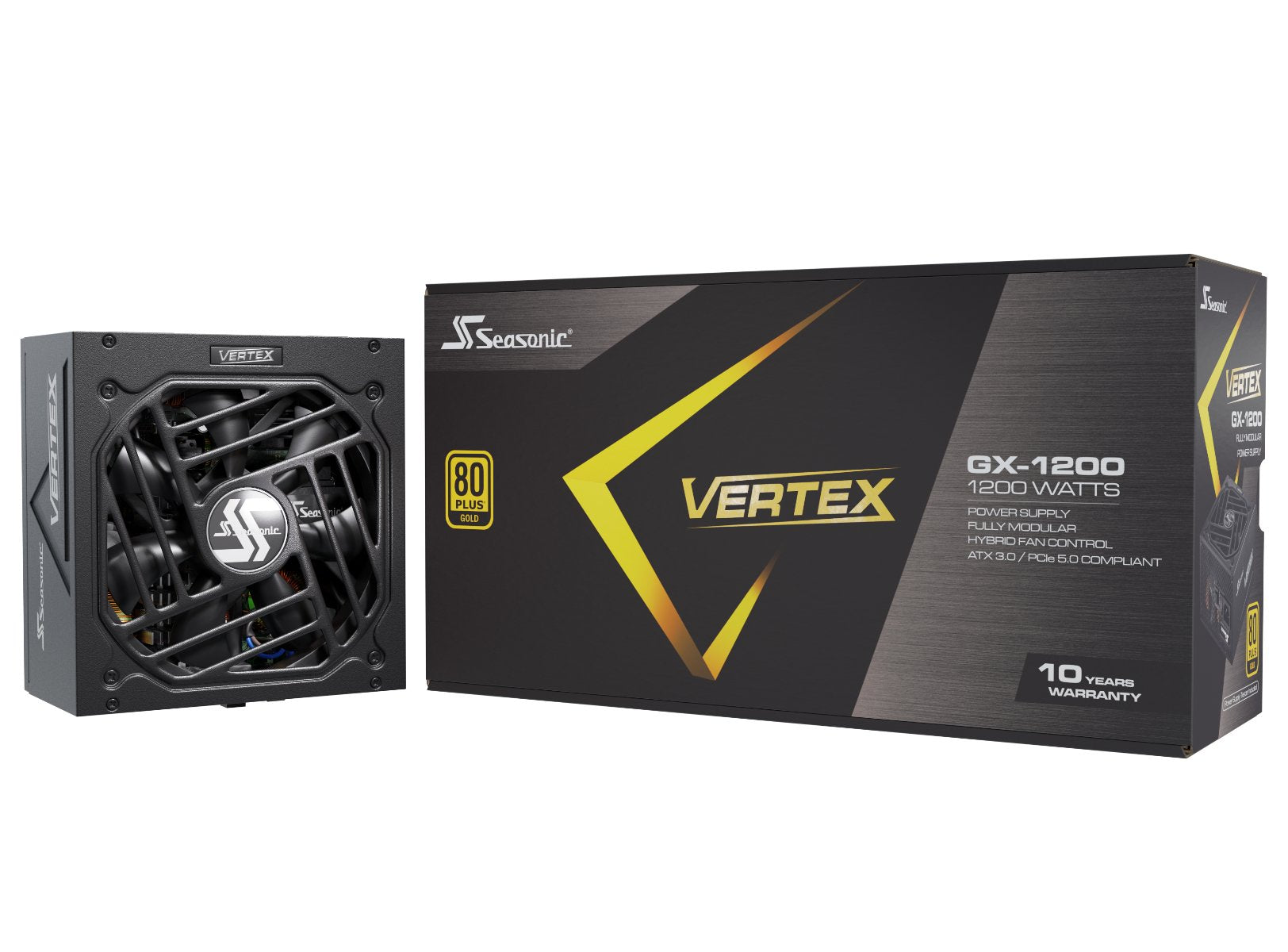 EAN 4711173877721 - Seasonic Vertex GX-1200 unidad de fuente de alimentación 1200 W 20+4 pin ATX ATX Negro imagen 6