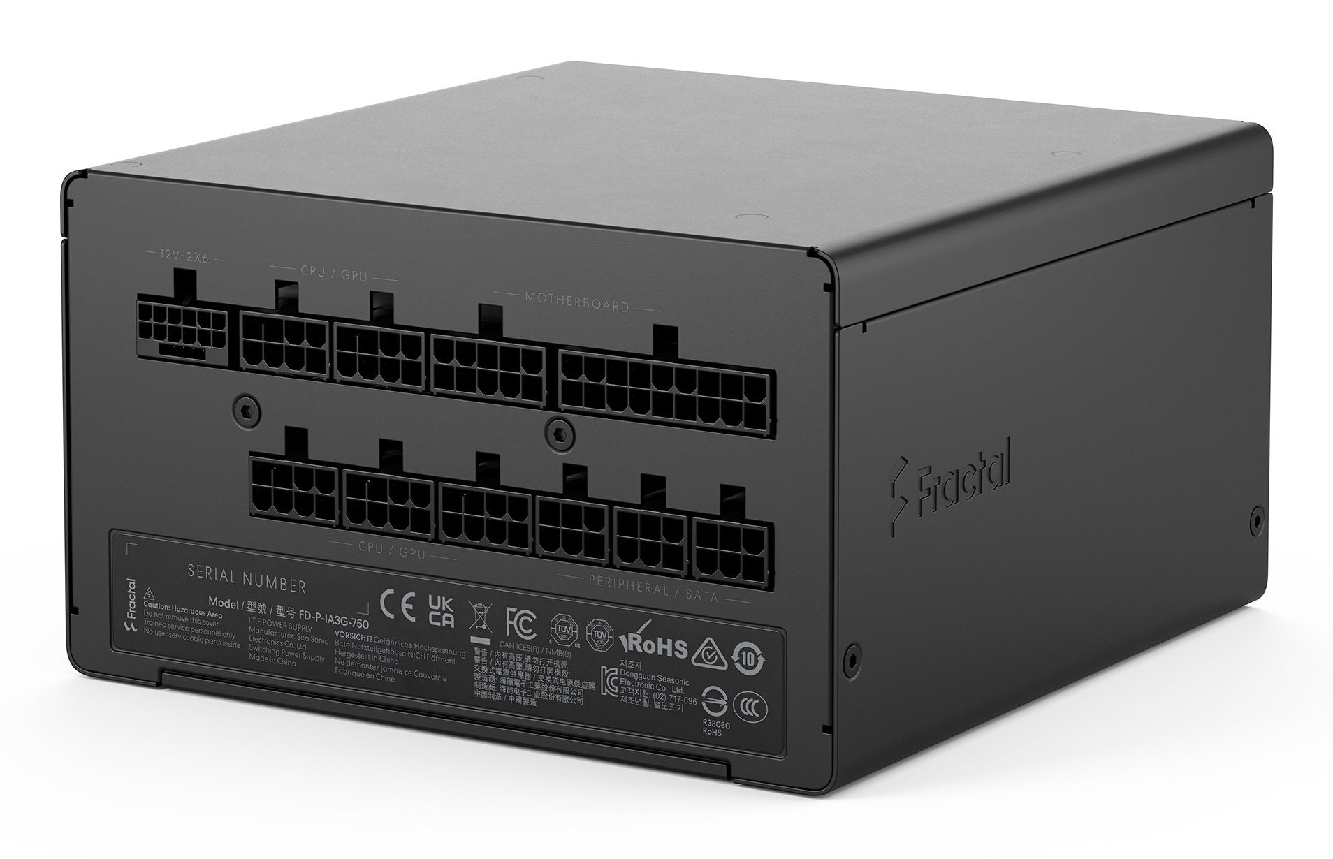 EAN 7340172710257 - Fractal Design Ion 3 Gold 750W unidad de fuente de alimentación 24-pin ATX ATX Negro imagen 7