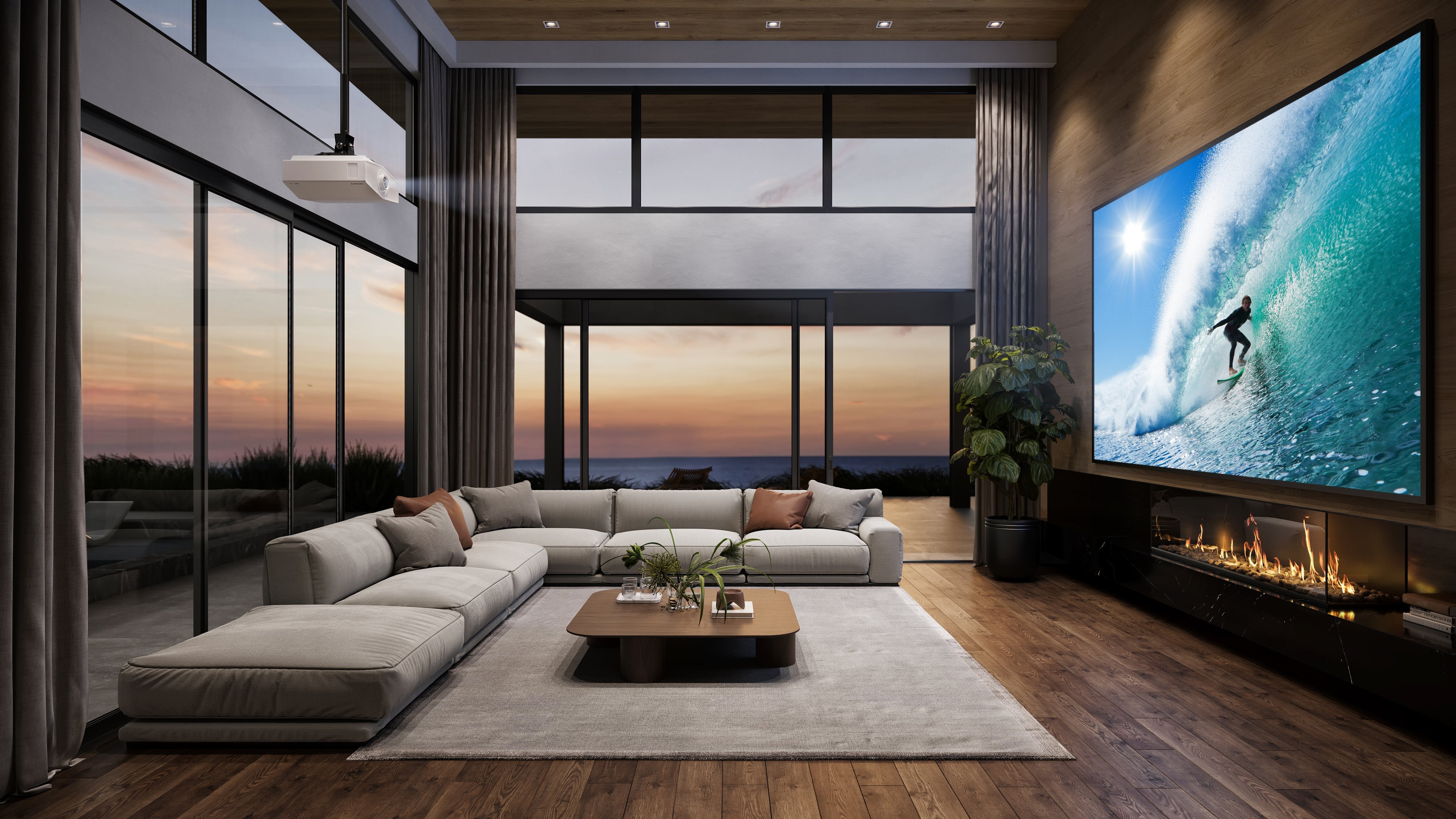 Proyector Sony Vpl-Xw6100es Sxrd 2700 Lúmenes 2700 Lúmenes (Color) 3840 X 2160 16:9 4k Objetivo Advanced Crisp-Focused (Acf) Blanco