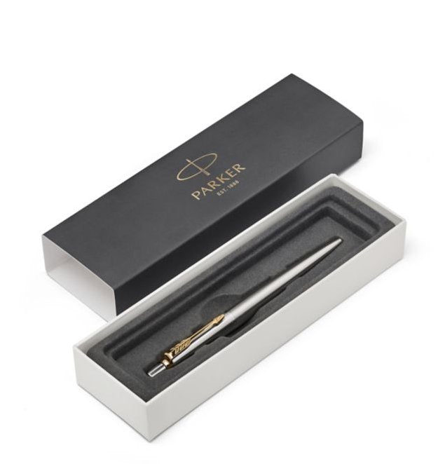 Parker 1953182 Bolígrafo Azul Bolígrafo De Punta Retráctil Con Pulsador