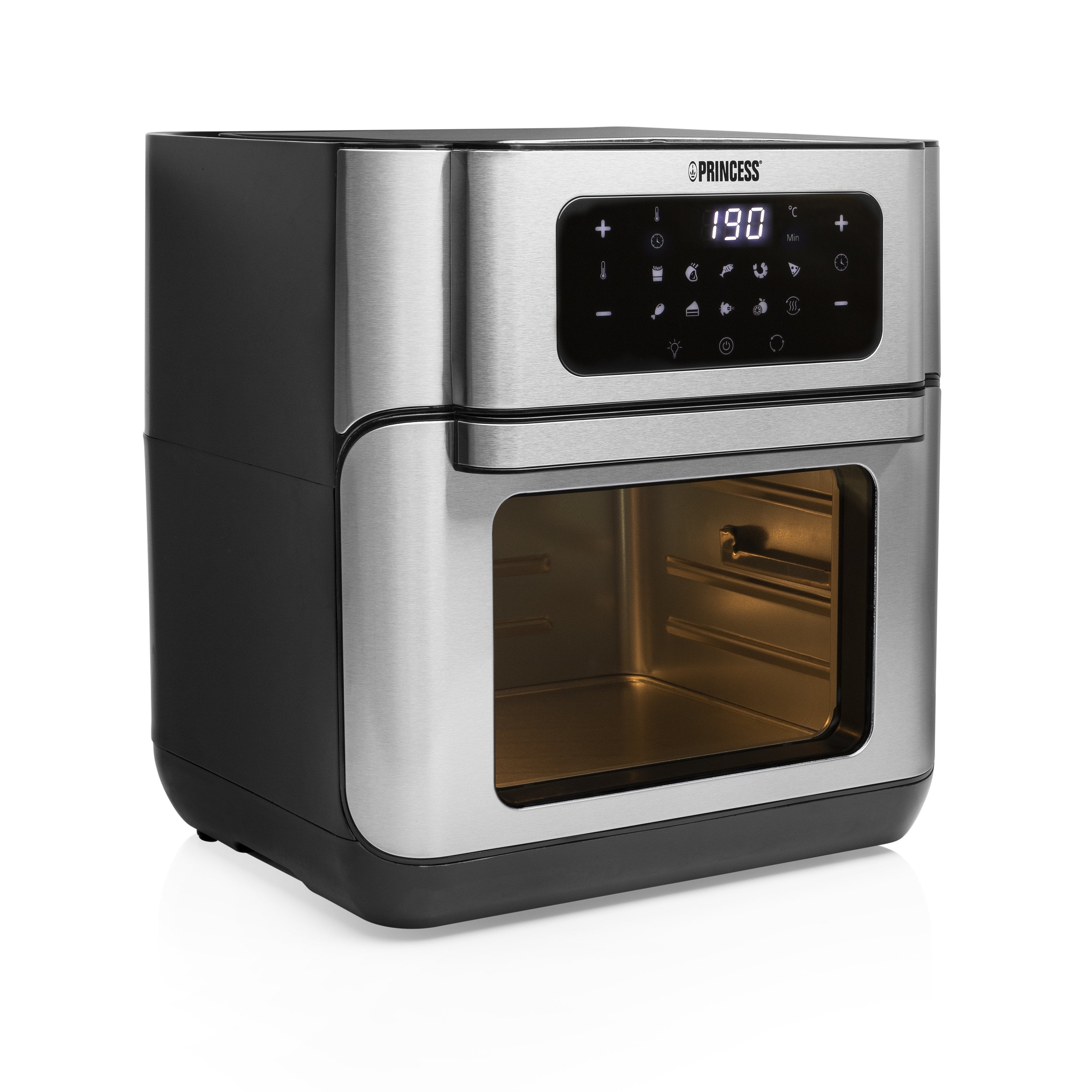 EAN 8713016091451 - Princess 182065 Sencillo 10 L Independiente 1500 W Freidora de aire caliente Plata imagen 1