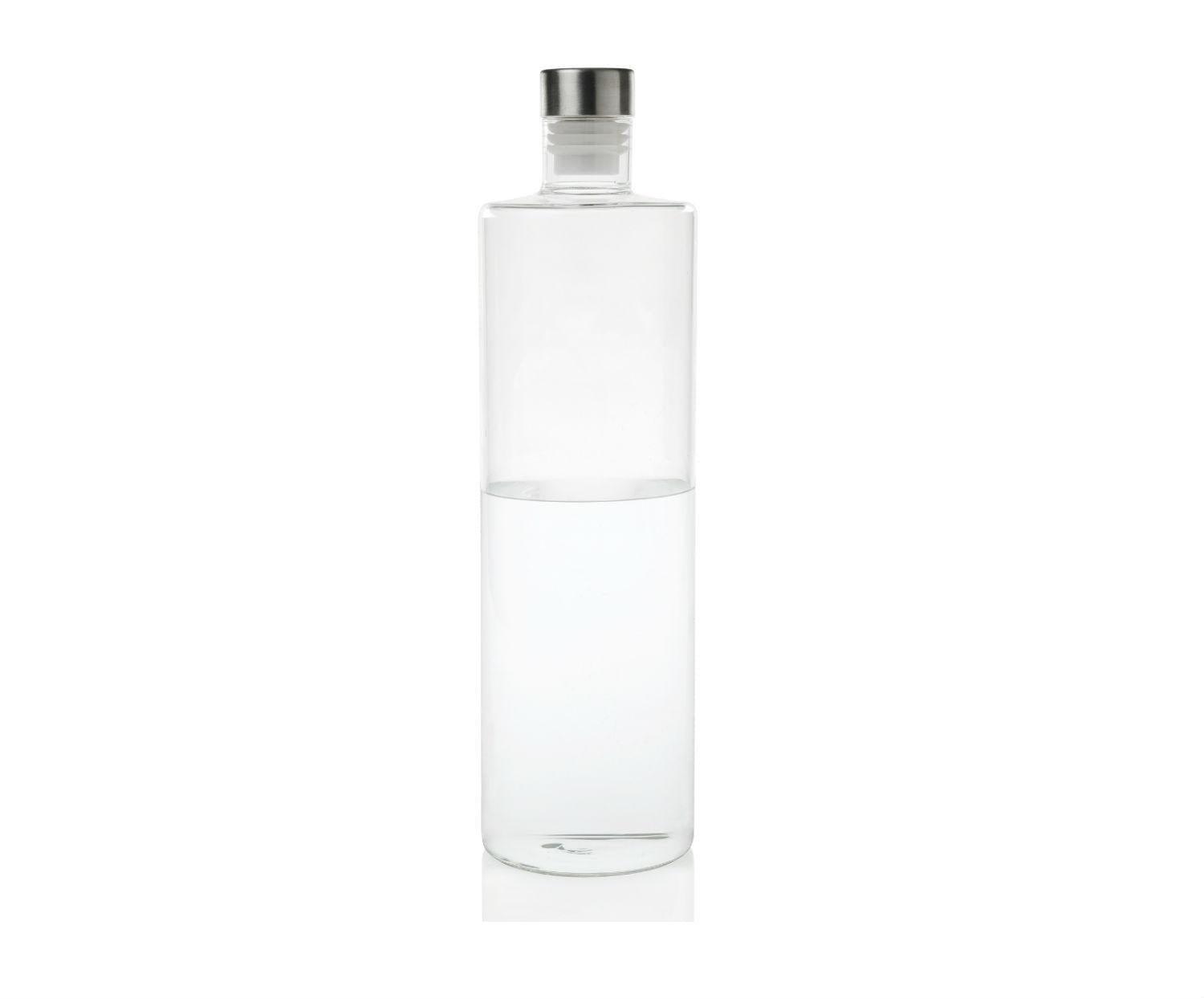 Botella De Vidrio Redonda Ø8x33,5cm 1,5l Ms64325 Andrea House