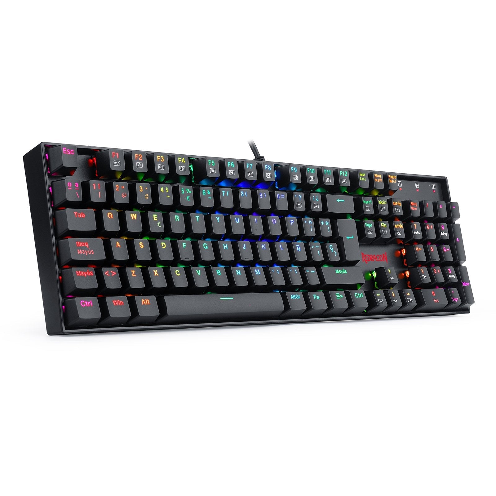 EAN 6950376772565 - REDRAGON K551RGB-1R-SPS teclado Juego USB QWERTY Español Negro imagen 3