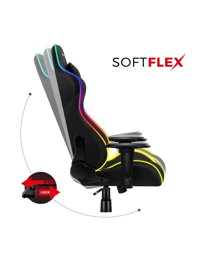 EAN 5903796013047 - Huzaro Force 6.2 RGB Silla para videojuegos de PC Asiento (de seguridad) de butaca Negro imagen 16