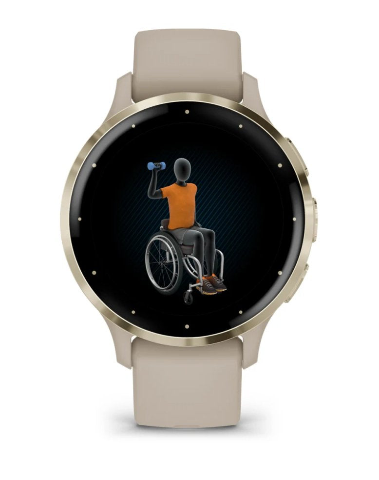 EAN 0753759314798 - Garmin Venu 3S 3,05 cm (1.2") AMOLED 41 mm Digital 390 x 390 Pixeles Pantalla táctil Oro, Gris Wifi GPS ( imagen 6