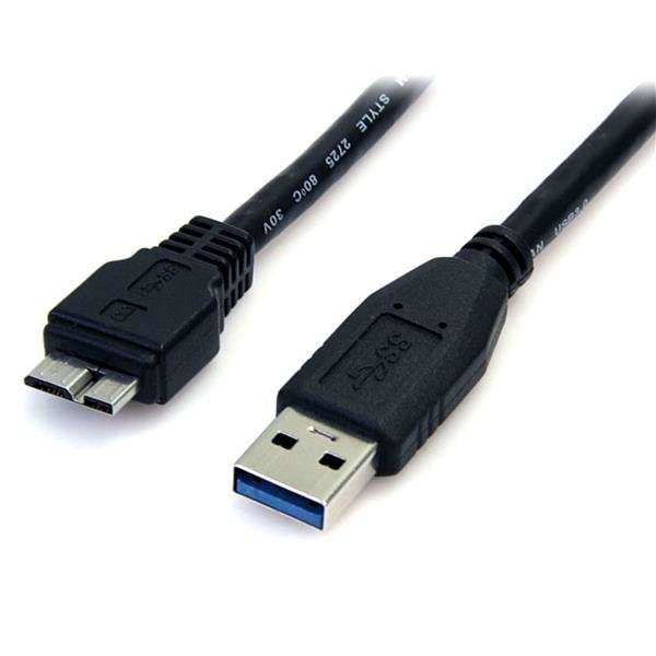 EAN 0065030854252 - StarTech.com USB3AUB50CMB cable USB USB 3.2 Gen 1 (3.1 Gen 1) 0,5 m Micro-USB B 5 Gbit/s imagen 1