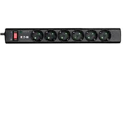 Regleta Eaton Ps6d, 6 Salidas Ac, Tipo F, 220 - 250 V, 50/60 Hz, 10 A, 2500 W