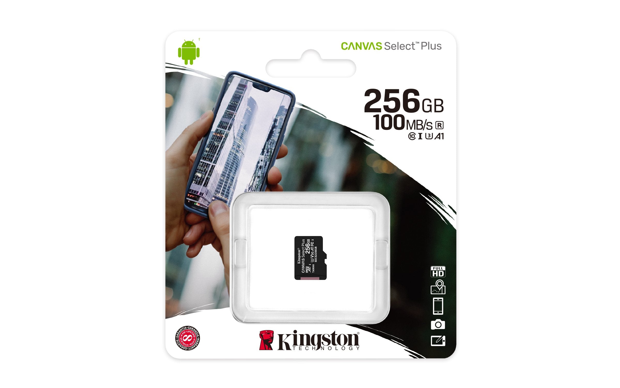EAN 0740617299168 - Kingston Technology Canvas Select Plus MicroSDXC UHS-I Clase 10 imagen 3