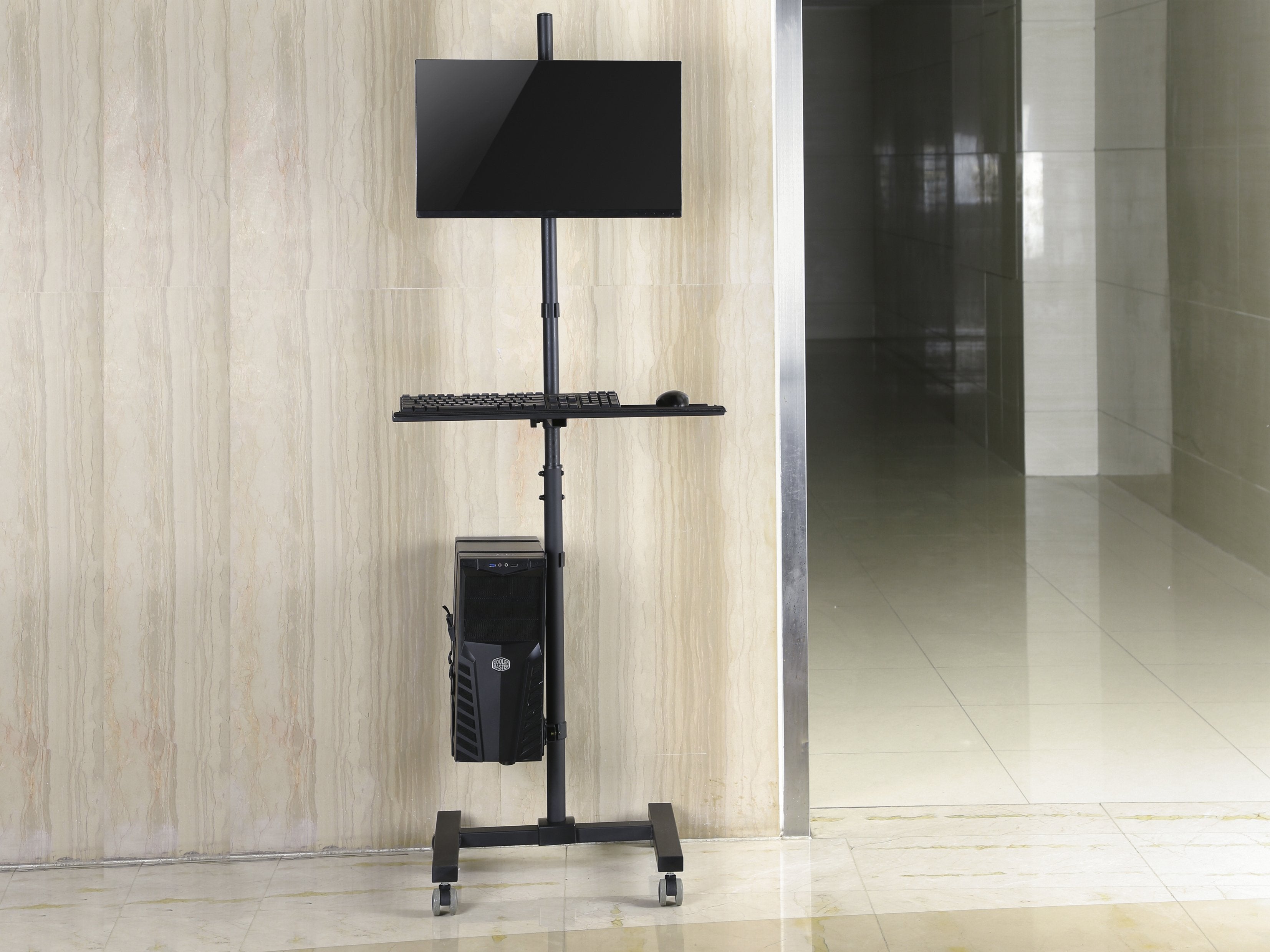 EAN 4015867236260 - Equip 650171 mueble y soporte para dispositivo multimedia Negro PC Carro multimedia imagen 12