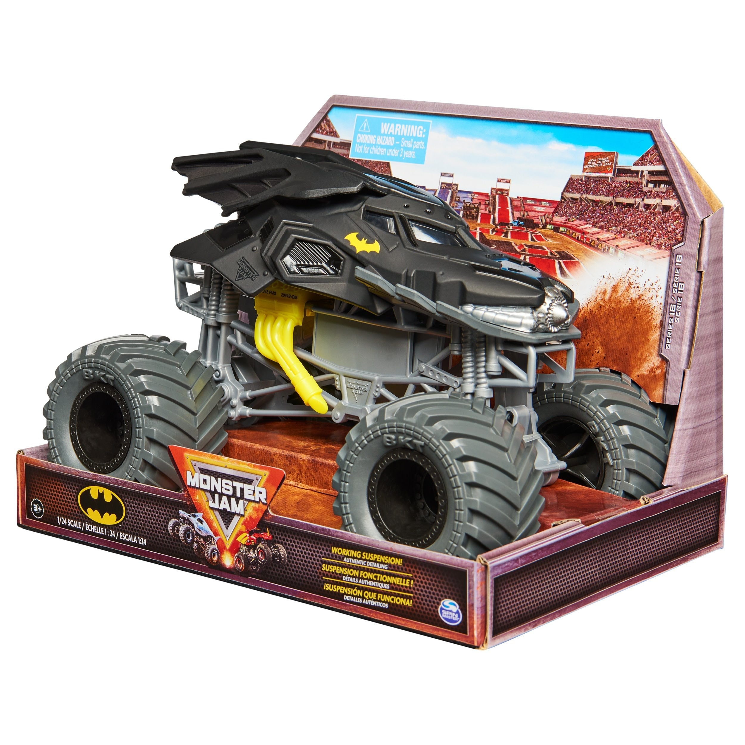 Spin Master Monster Jam - Monster Truck Batimóvil Oficial