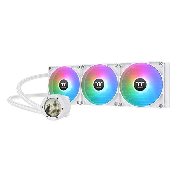 Thermaltake Th420 V2 Ultra Argb Sync All-In-One Liquid Cooler Snow Edition, Blanco