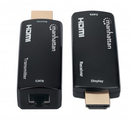 EAN 0766623207539 - Manhattan 207539 extensor audio/video Transmisor y receptor de señales AV Negro imagen 3