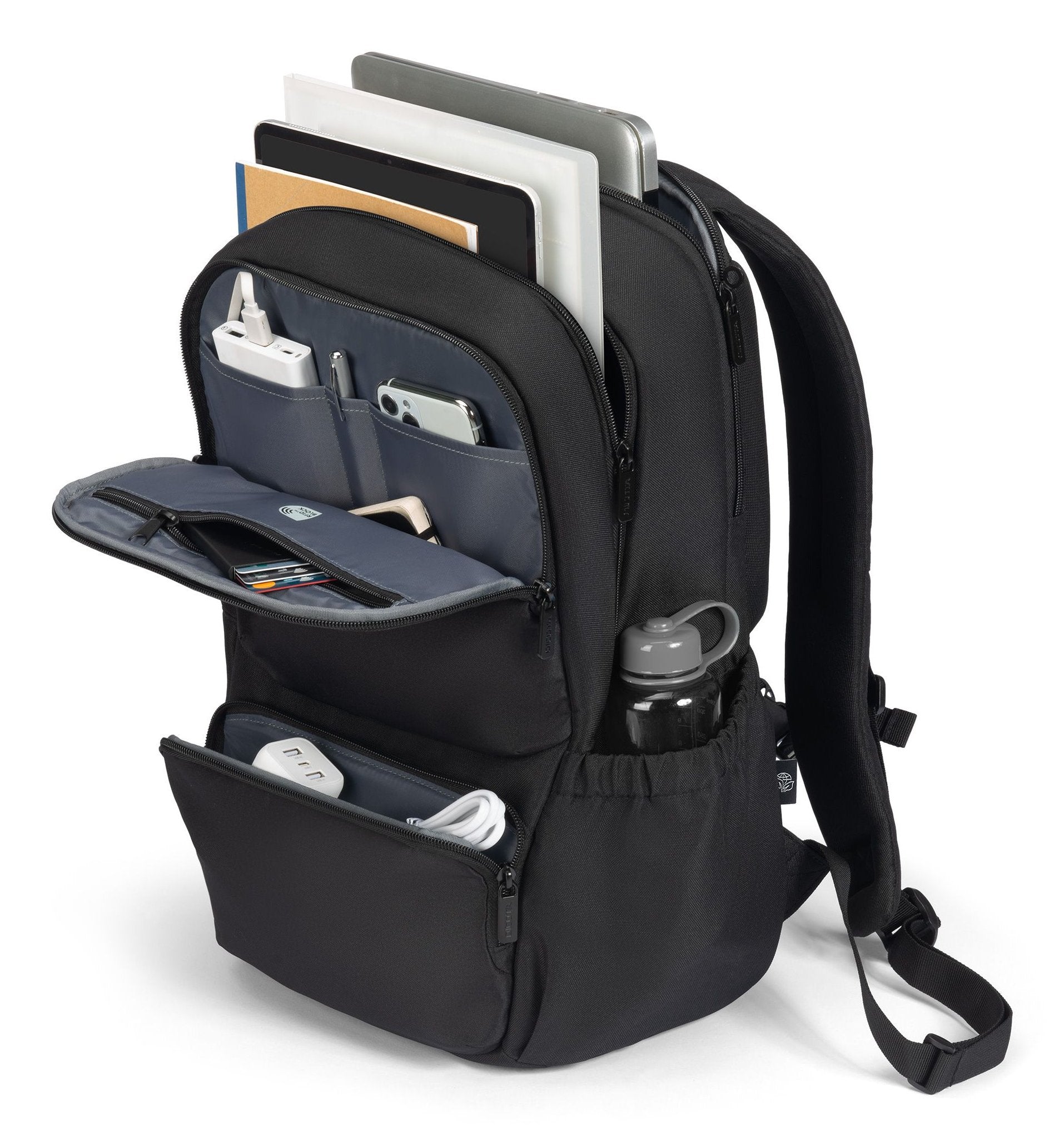 EAN 7640239422148 - DICOTA D32116-RPET mochila Mochila informal Negro Poliéster, Tereftalato de polietileno reciclado (rPET) imagen 5