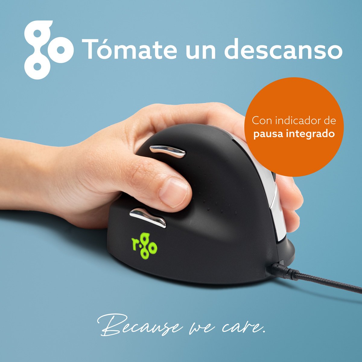EAN 8719274491347 - R-Go Tools RGOHELELA ratón Oficina Izquierda USB tipo A Óptico 2400 DPI imagen 9
