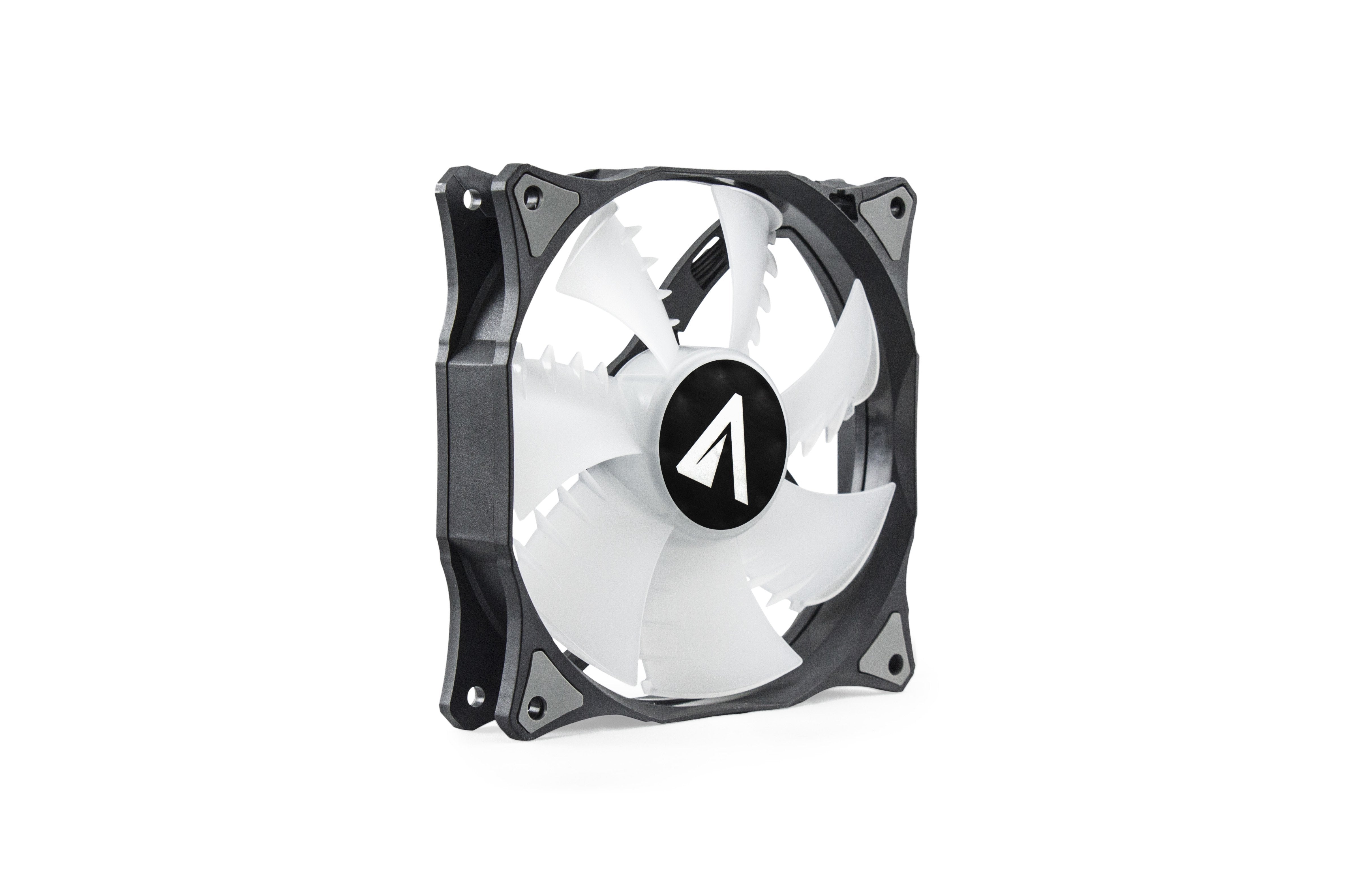 EAN 6940533542414 - ABYSM RGB Sled Carcasa del ordenador Ventilador 12 cm Negro, Blanco imagen 1