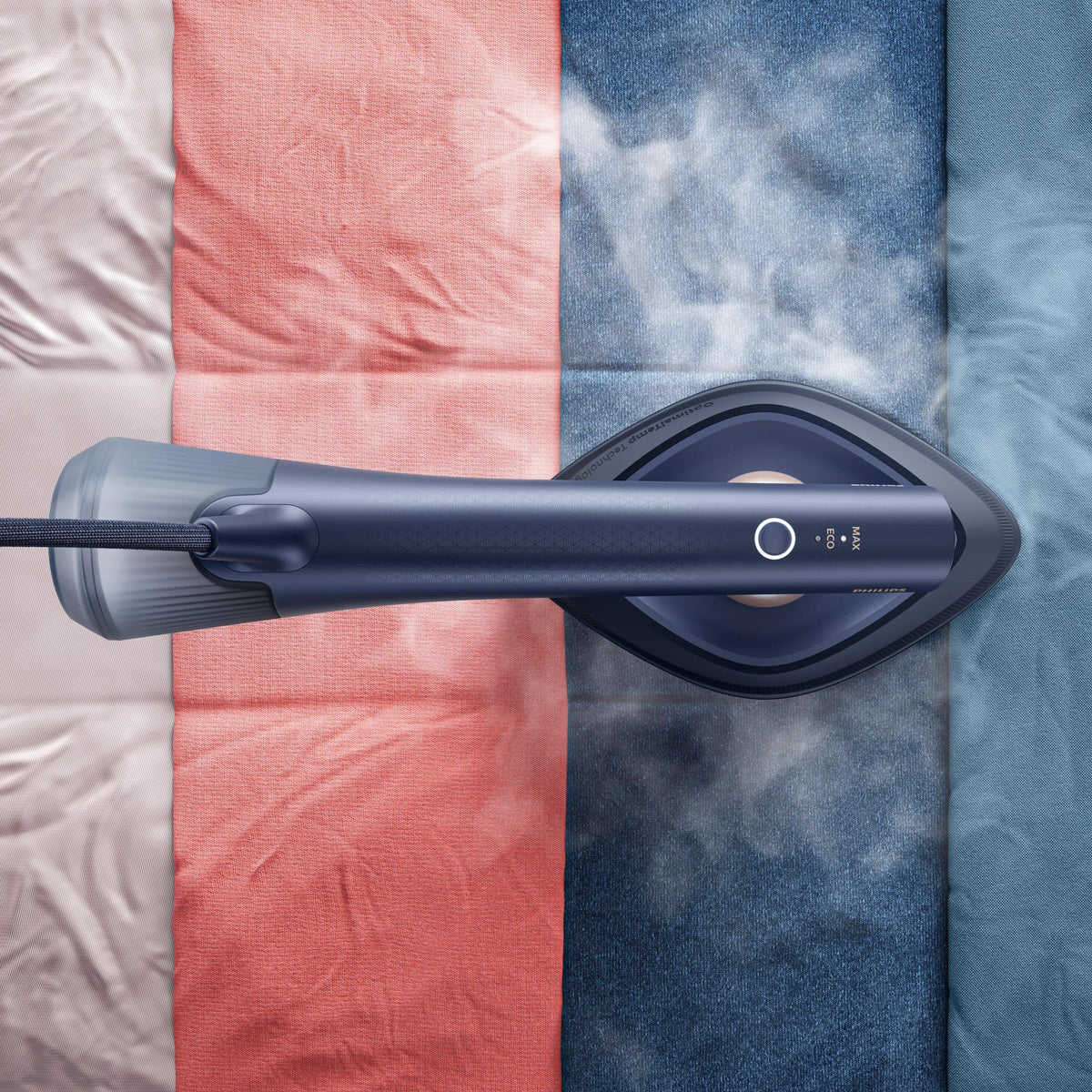 Philips Iron Gc215 20 Steam Iron With Soft Board,1800 W, Water Tank Capacity 300 Ml, Continuous Steam 45 G Min, Blue