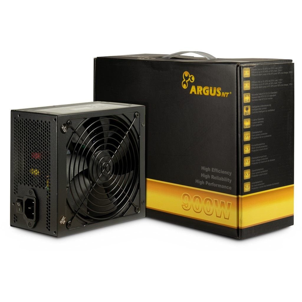 EAN 4260455647120 - Inter-Tech GPS-900 unidad de fuente de alimentación 900 W 20+4 pin ATX ATX Negro imagen 1