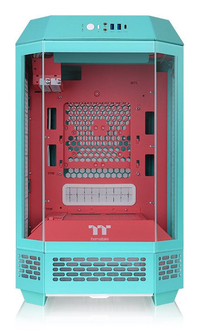 Termaltake La Torre 250, Torre De La Torre Menta/Rojo, Vidrio Templado Ca-1z9-00slwn-00