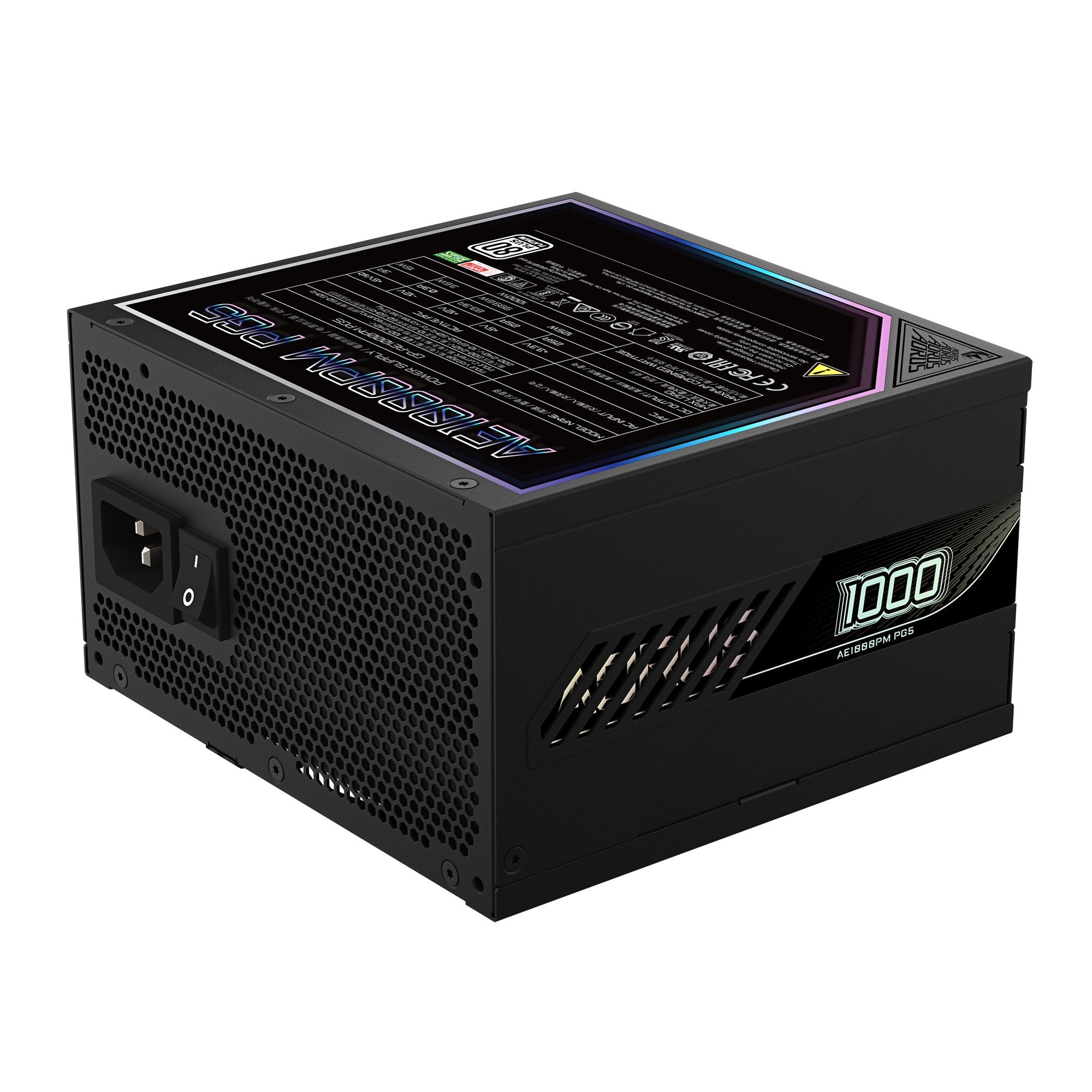 EAN 4719331554569 - GIGABYTE AORUS ELITE P1000W unidad de fuente de alimentación 1000 W 20+4 pin ATX ATX Negro imagen 5