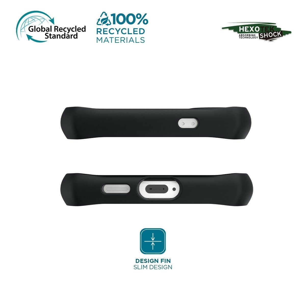 Funda Mobilis Spectrum Solid Negro Mat Galaxy S24 -Bolsa Blanda