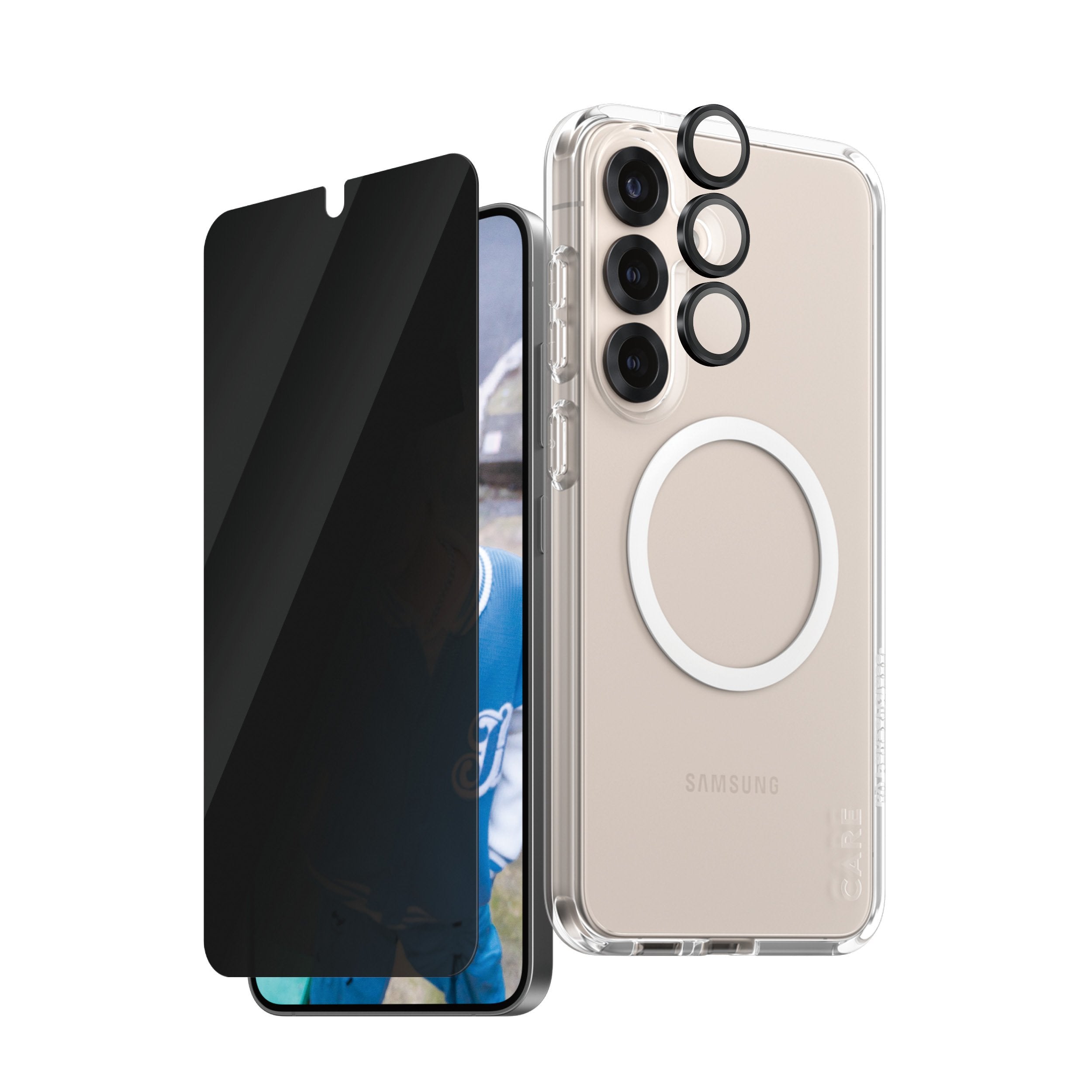 Care Flagship 3-In-1 Privacy Bundle Samsung Galaxy S25 Plus