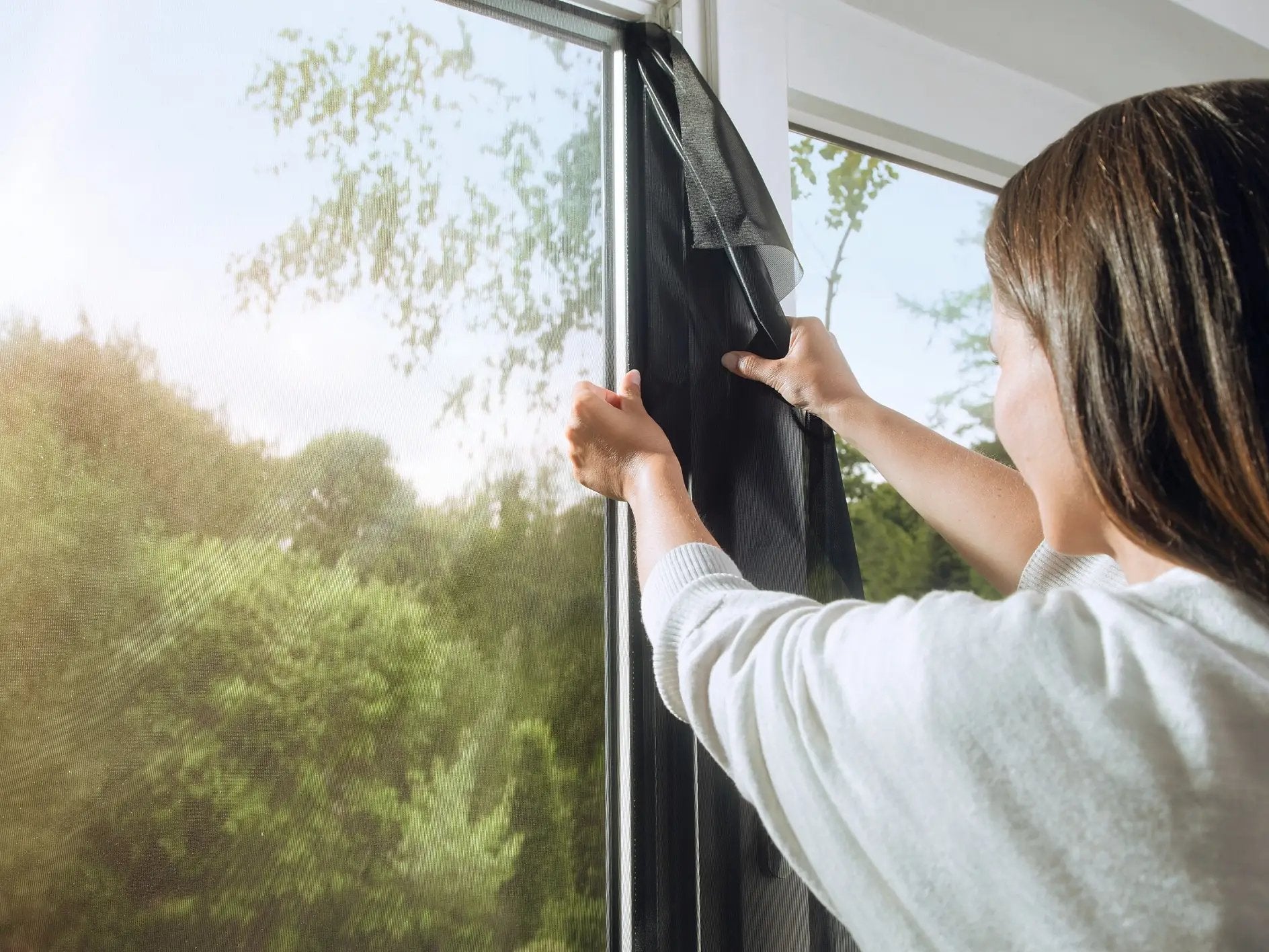 Tesa Pollenschutz-Gitter 1.5m X 1.8m Anthrazit