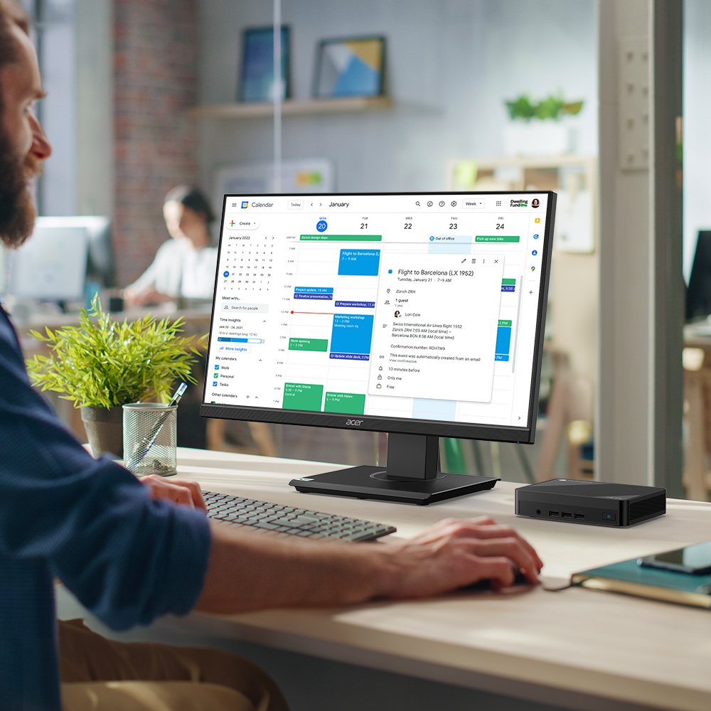 Mini Pc Acer Chromebox Mini Enterprise Cxm1 N4500 8gb 32gb