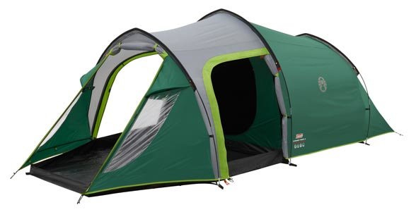 Tienda Tipo Túnel Coleman Chimney Rock 3 Plus Verde, Gris