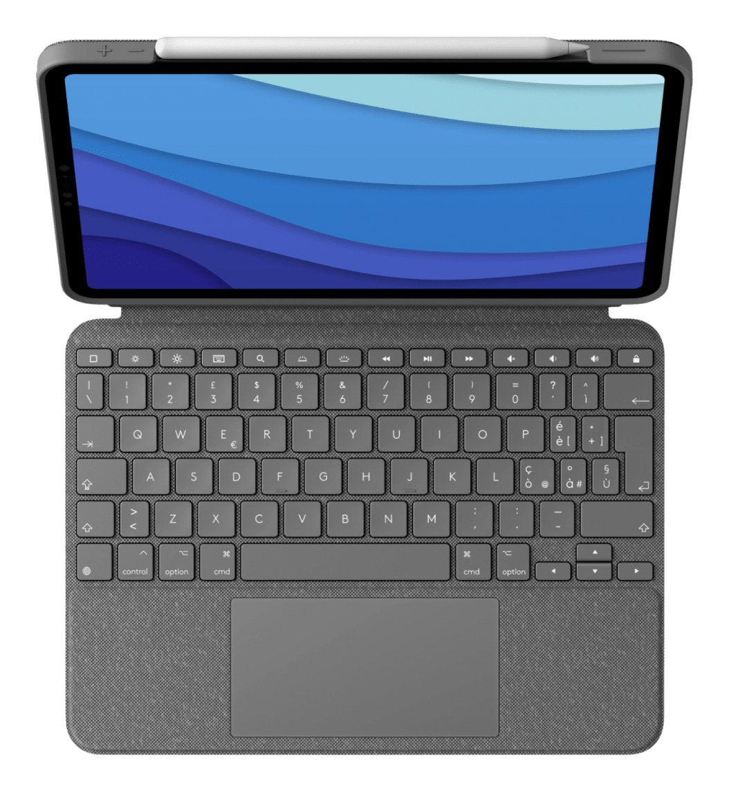 Logitech Combo Touch Qwerty Italiano Smart Connector Gris