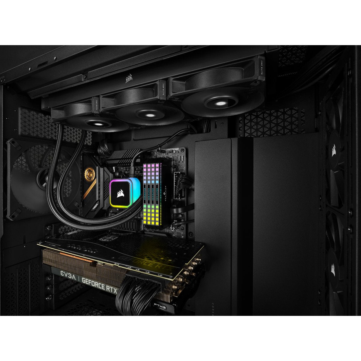 EAN 840006648123 - Corsair iCUE H150i RGB ELITE Procesador Sistema de refrigeración líquida todo en uno 12 cm Negro 1 pieza(s imagen 6