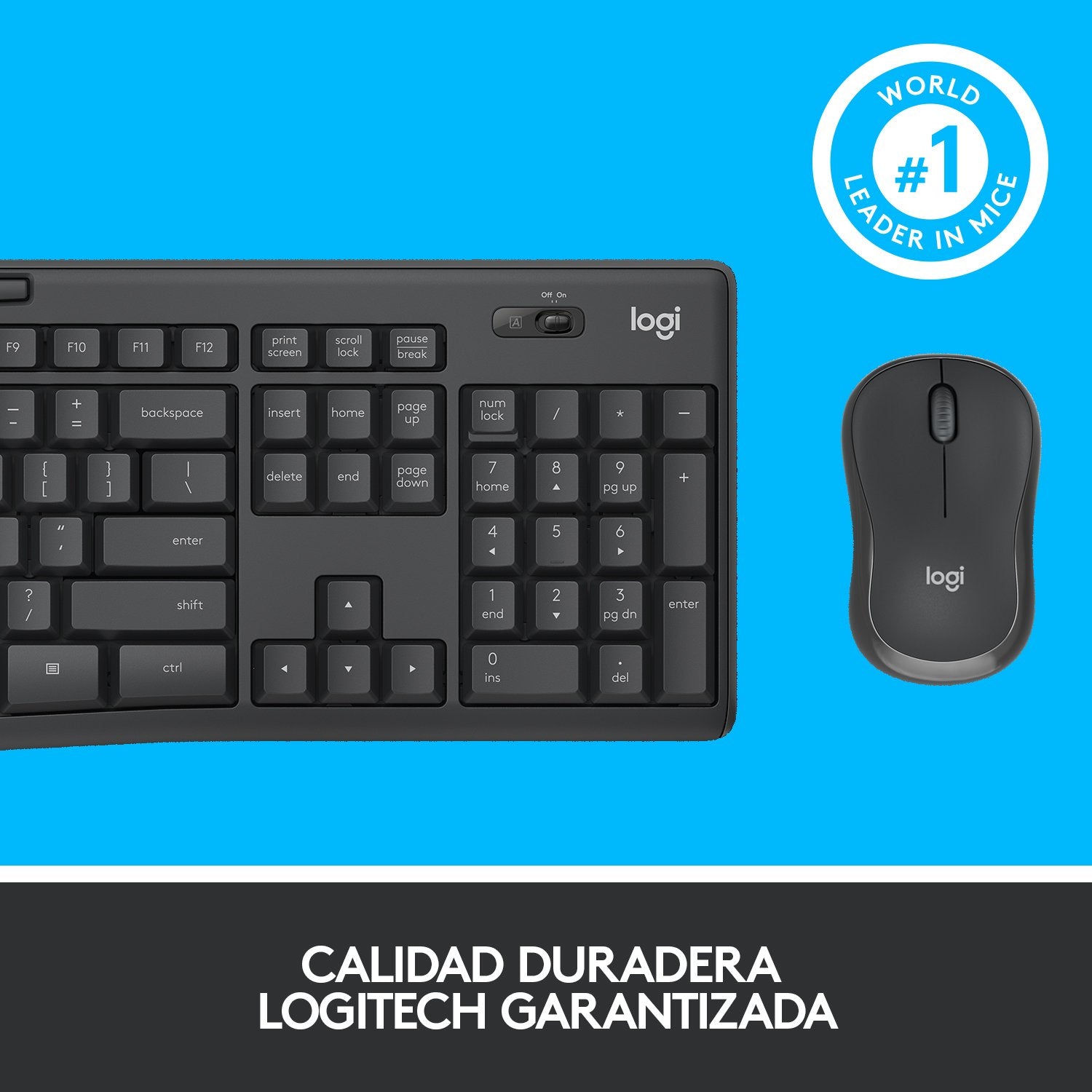 EAN 5099206092419 - Logitech 920-009798 teclado Ratón incluido Oficina RF inalámbrico QWERTY Español Grafito imagen 13