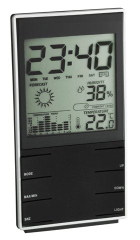 Estacion Meteorologica 35.1102.01, Negro, 20 - 99%, 0 - 50 °C, 32 - 122 °F, Aaa, 162 G