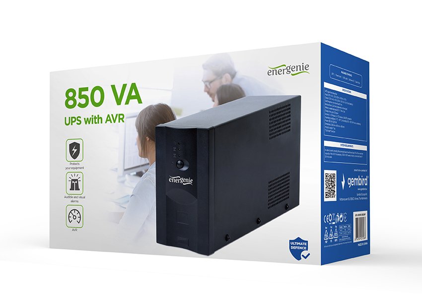 EAN 8716309057066 - Gembird UPS-PC-850AP sistema de alimentación ininterrumpida (UPS) Línea interactiva 0,85 kVA 520 W 4 sali imagen 6