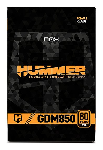 Fuente Alimentacion Nox Hummer Gdm850w Modular Atx3.1 80+Gold