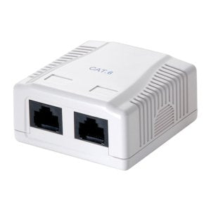 Logilink Np0072 Toma De Corriente Cat.6 Utp 2 X Rj-45 Blanco