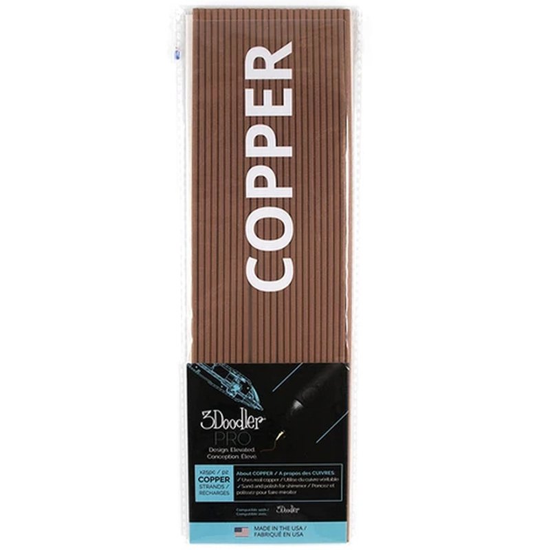 3doodler Filament / Pro+ / 25 / Kupfer / Braunrojo / \"Copper\"