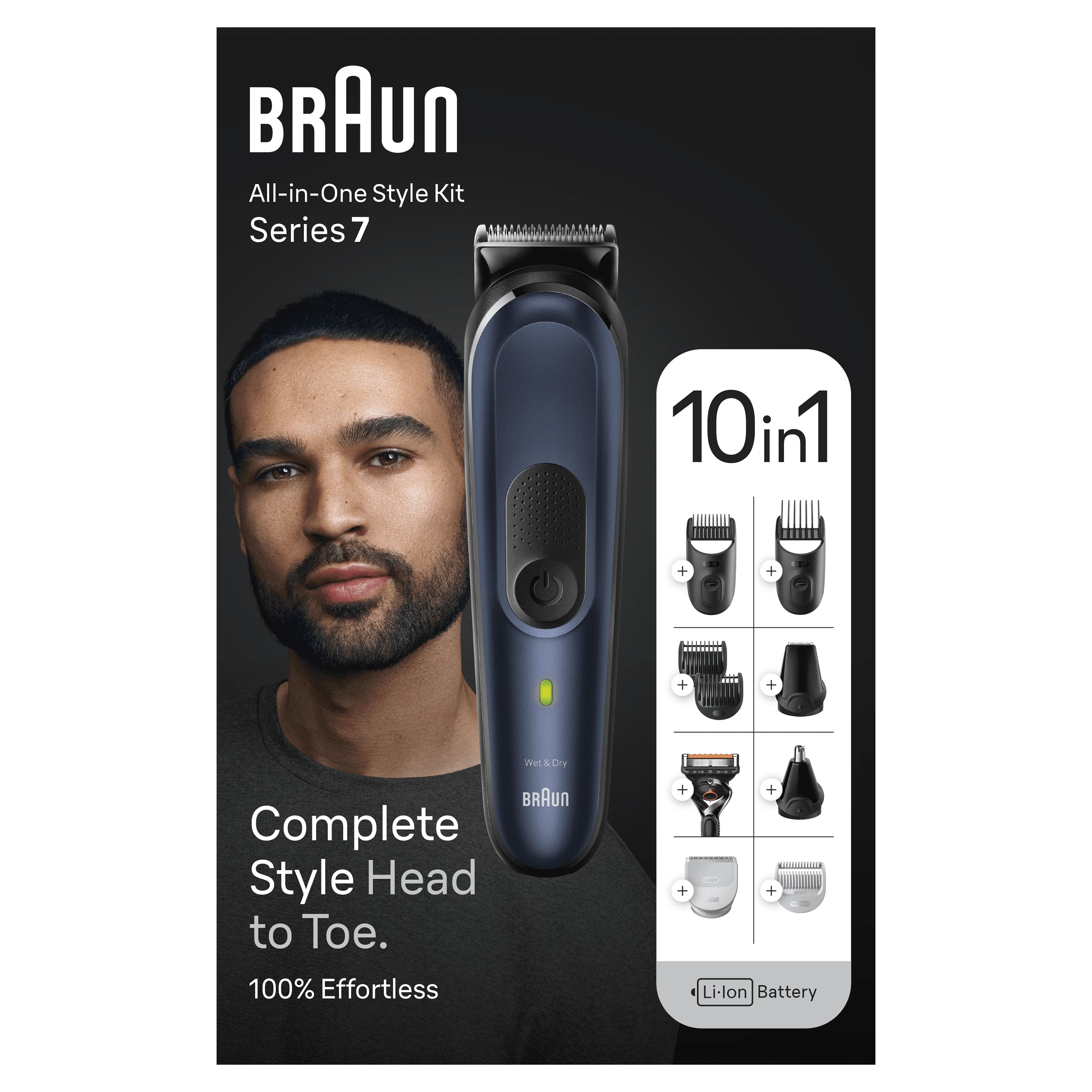 EAN 4210201447313 - Braun MGK7421 Negro, Azul imagen 1