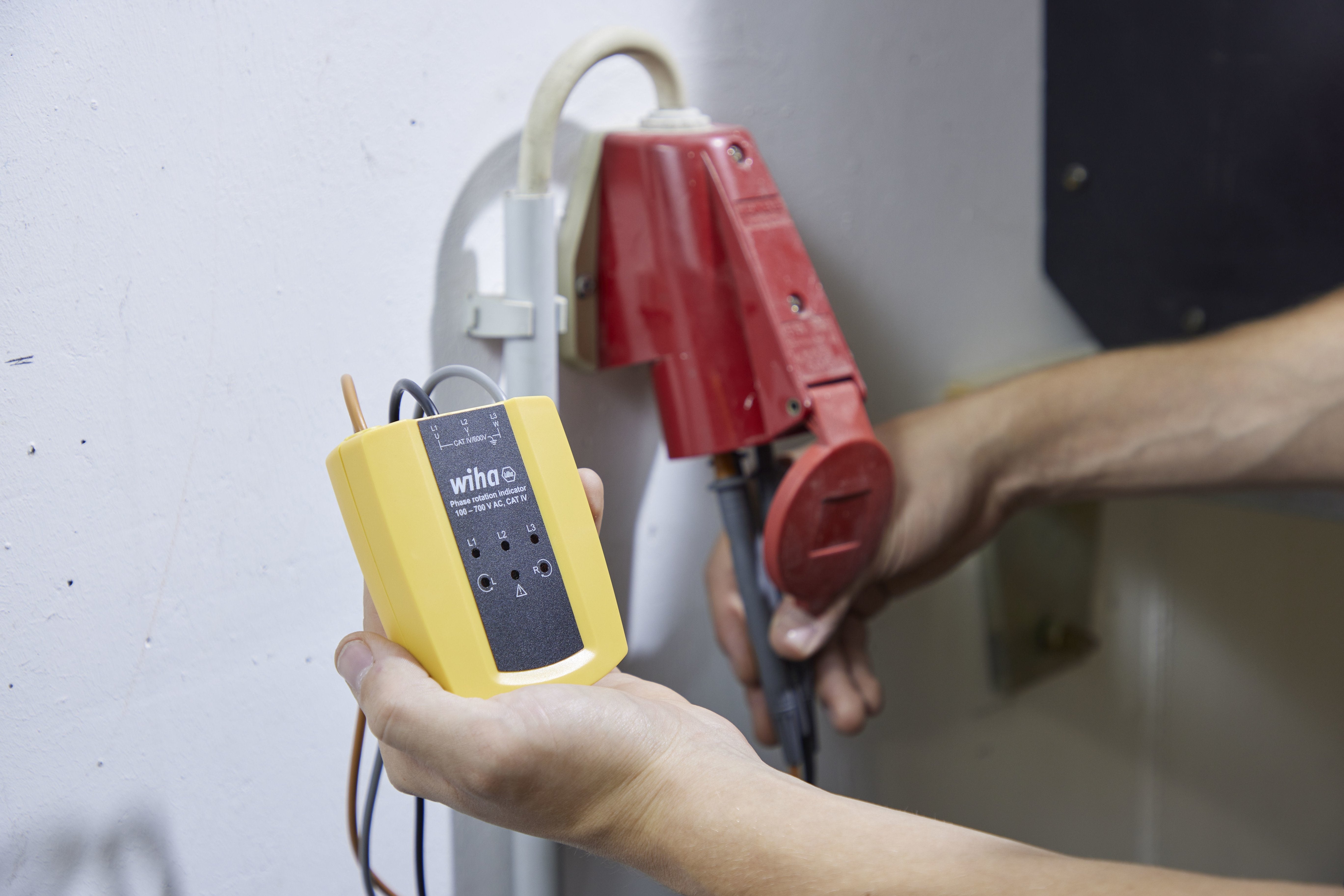 Indicador De Dirección Del Campo Giratorio Wiha 45221, 100 - 700 V Ca, Dispositivo De Medición Amarillo/Negro 45221