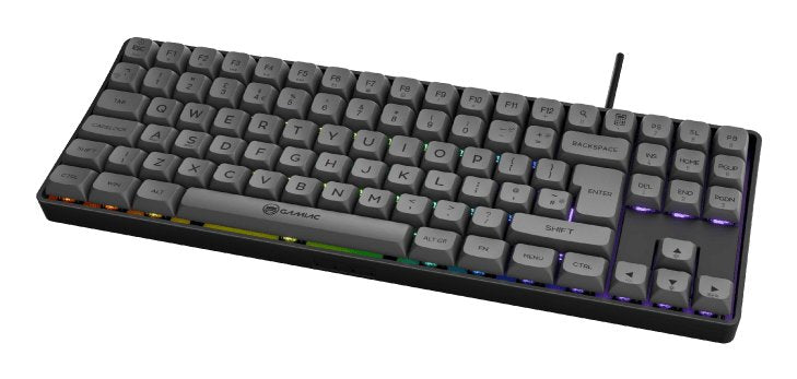 Teclado Mecánico Gamiac Tkl Rgb90g Kailh Blue Negro/Cinzent