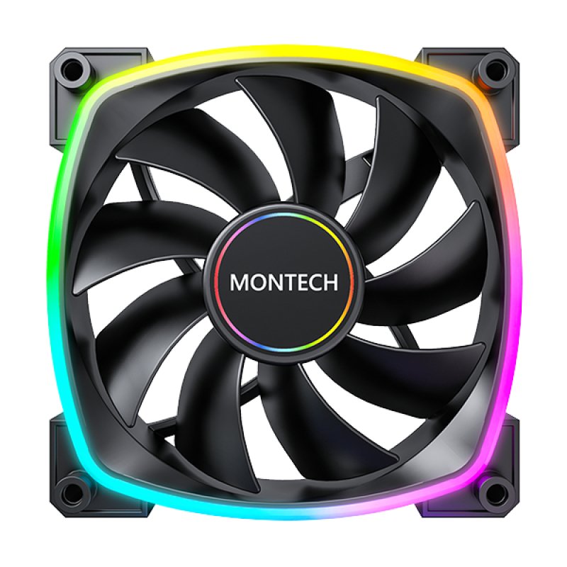 EAN 4710562747287 - Montech AX140 PWM Carcasa del ordenador Ventilador 14 cm Negro 1 pieza(s) imagen 2