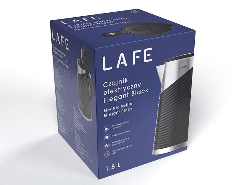EAN 5907512874103 - Lafe LAFCZA47468 tetera eléctrica 1,8 L 1800 W Negro, Acero inoxidable imagen 9