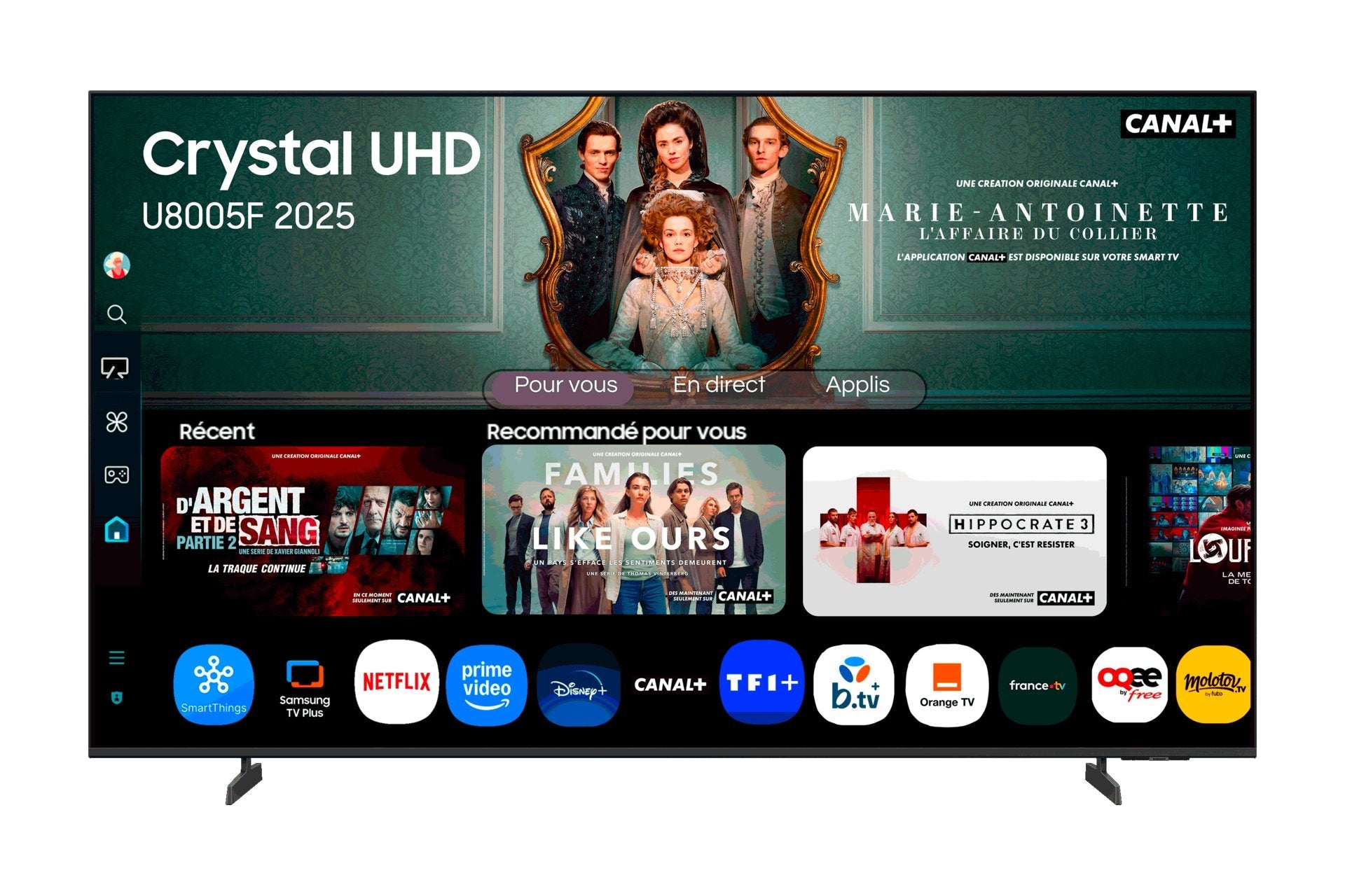 Televisor Samsung Led Crystal Uhd Tu43u8005fu 43' Ultra Hd 4k Smart Tv Wifi